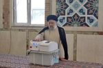 رئیس جمهور رای خود را در حوزه انتخابیه تهران ثبت کرد