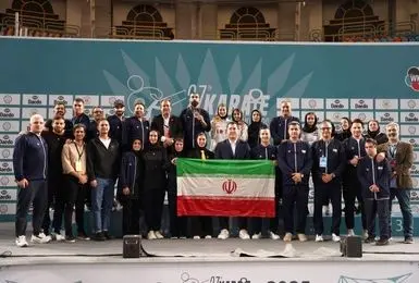 تیم ملی کاراته ایران نایب قهرمانی جهان شد