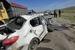 برخورد پرشیا با پژو ۲۰۶ در جاده پارس آباد- اردبیل ۳ مصدوم برجا گذاشت