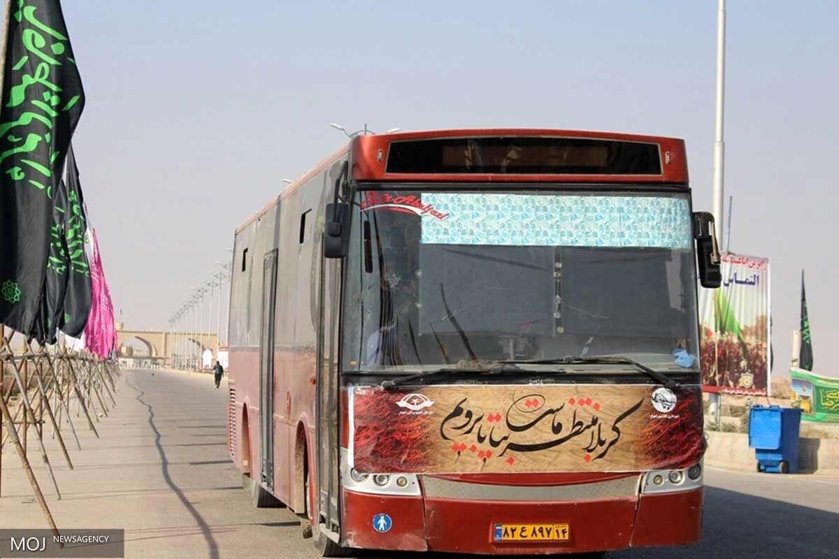 ۴۰ دستگاه اتوبوس به مرزمهران برای خدمات دهی به زائران اربعین اعزام شده است