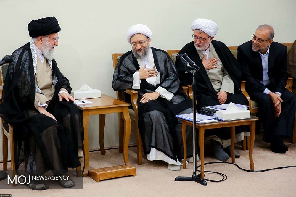 رئیس و مسئولان قوه قضائیه با رهبر انقلاب دیدار کردند