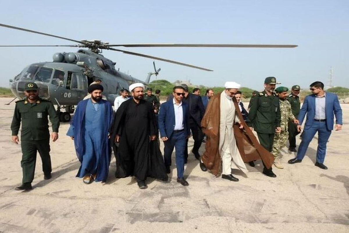 رئیس سازمان قضایی نیروهای مسلح از تنگه استراتژیک هرمز و بندر شهید رجایی بازدید کرد