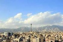 شاخص کیفی هوای تهران به 82 رسید/ باد و باران به داد پایتخت رسید
