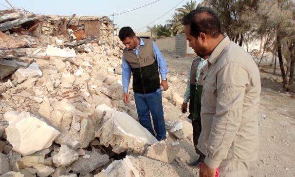 استقرار گروه های جهادی بسیج سازندگی در مناطق زلزله زده هرمزگان 