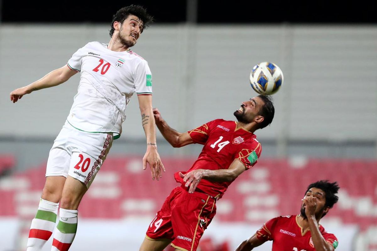 نتیجه بازی فوتبال ایران و بحرین در نیمه نخست
