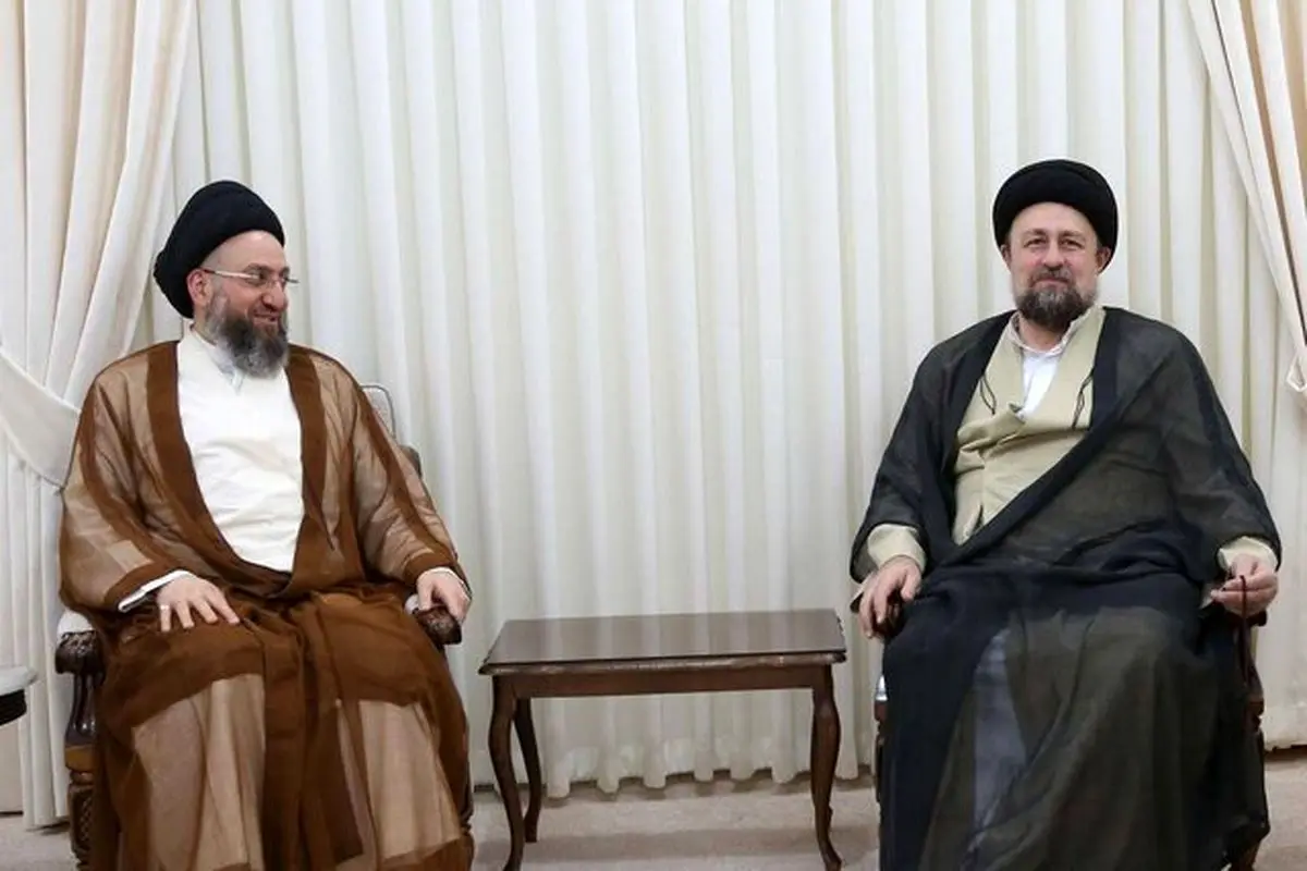 عمار حکیم پس از ورود به تهران با سید حسن خمینی دیدار کرد