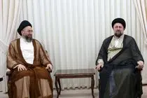 عمار حکیم پس از ورود به تهران با سید حسن خمینی دیدار کرد