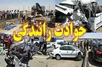 12 مصدوم در بامداد پر حادثه آزادراه‌های کاشان