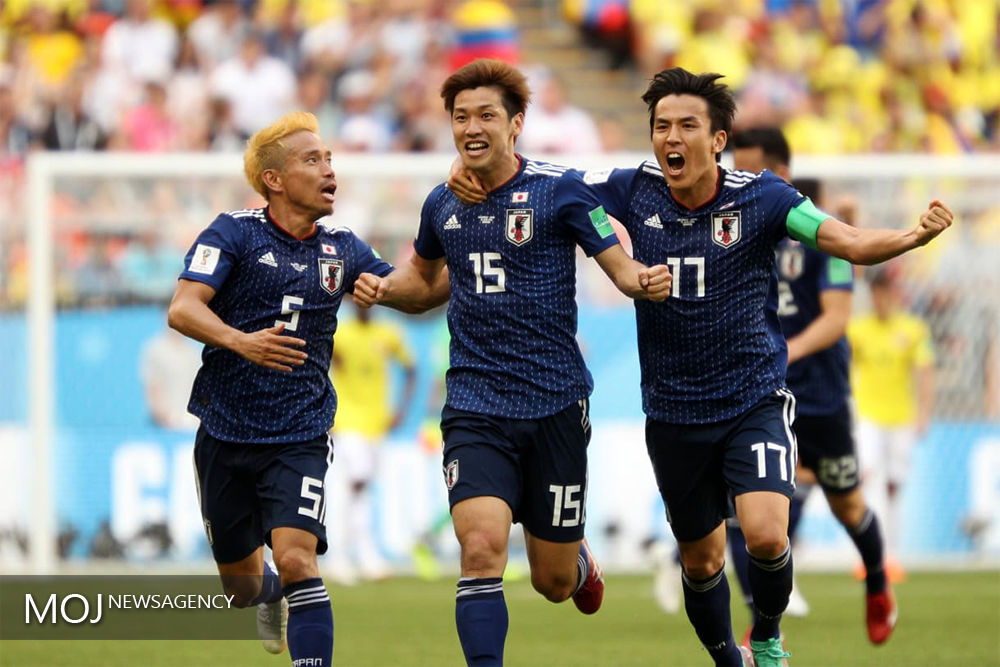 جام جهانی فوتبال - دیدار تیم های ژاپن و کلمبیا