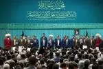 جشن ولادت پیامبر(ص) و امام صادق(ع) در حسینیه امام خمینی(ره) برگزار شد
