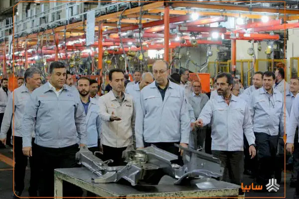بازدید مدیرعامل گروه خودروسازی سایپا از روند تولید ایدکوپرس و ایران کاوه