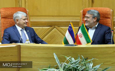 دیدار دبیر شورای امنیت ازبکستان با وزیر کشور