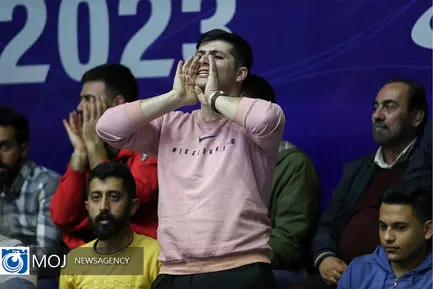 دیدار یک چهارم نهایی لیگ والیبال بین هورسان رامسر و پاس گرگان