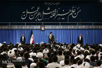 دیدار طلاب حوزه‌های علمیه استان تهران با مقام معظم رهبری