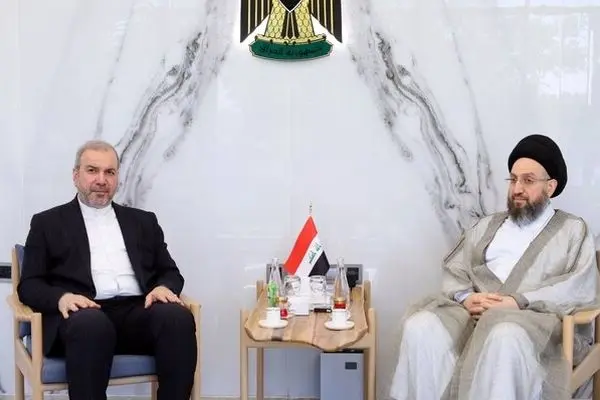 الحکیم و آل‌صادق برای تقویت روابط ایران و عراق دیدار کردند