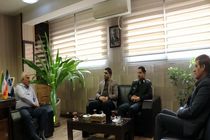 دیدار مدیر مخابرات اصفهان با رئیس پلیس فتای استان 