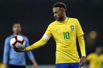 وضعیت پای مصدوم ستاره تیم ملی فوتبال برزیل +عکس