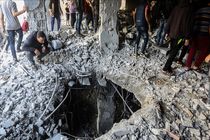 رژیم صهیونیستی به 320 نقطه در نوار غزه حمله هوایی کرده است