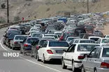 جاده کرج - چالوس زیر بار ترافیک سنگین
