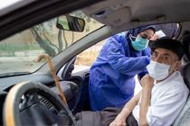 راه اندازی یک مرکز «واکسیناسیون در خودرو» در بوستان سرخه حصار