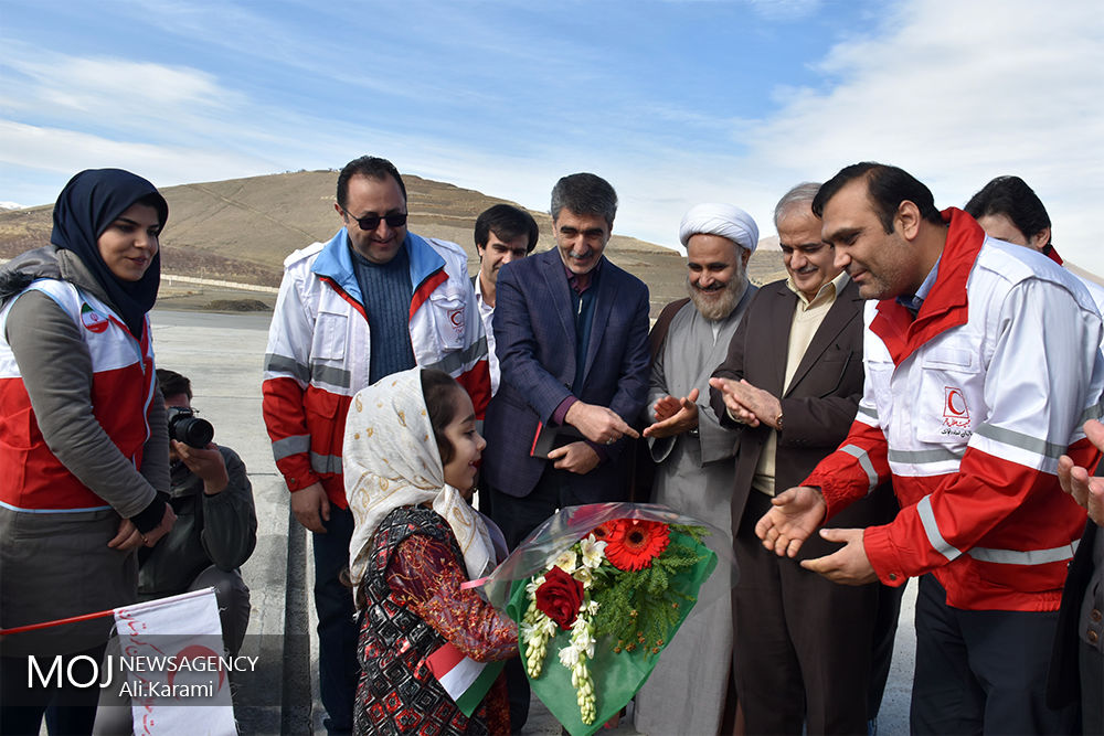 افتتاح پایگاه هوایی هلال احمر استان کردستان