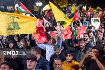 شادی مردم تهران پس از حمله موشکی سپاه پاسداران به رژیم صهیونیستی