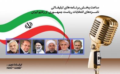 رادیو ایران صدای نامزدهای انتخابات می‌شود