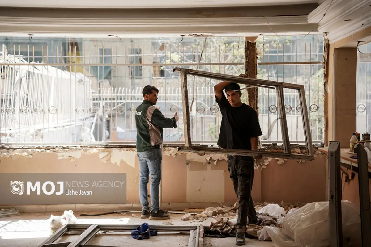 بازسازی ساختمان‌های آسیب دیده در جنگ