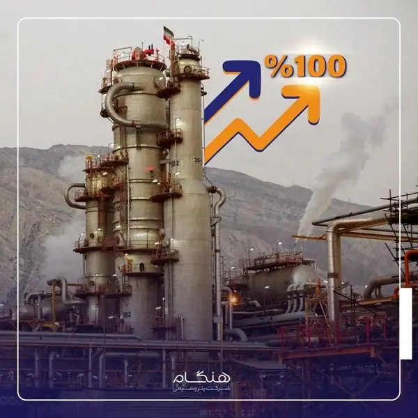 تولید آمونیاک پتروشیمی هنگام به ۱۰۰ درصد ظرفیت رسید