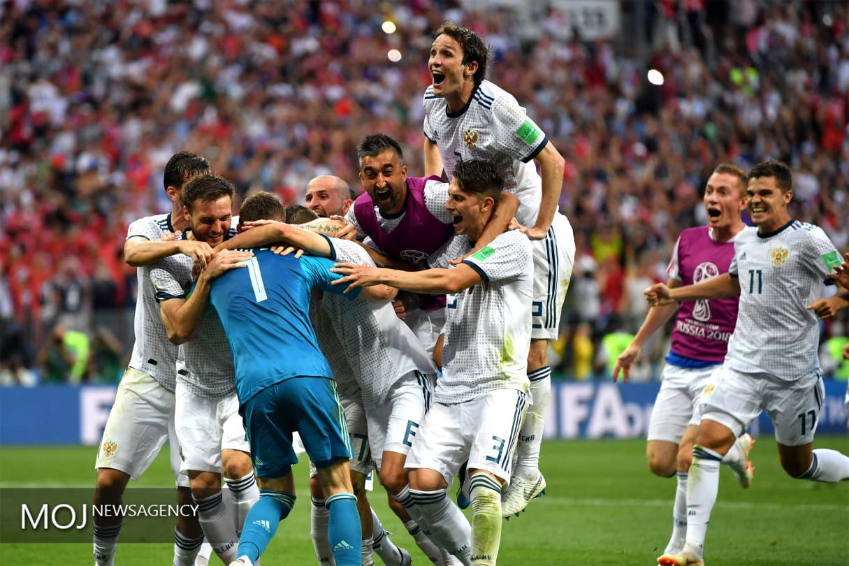 جام جهانی فوتبال - حذف اسپانیا با شکست مقابل روسیه