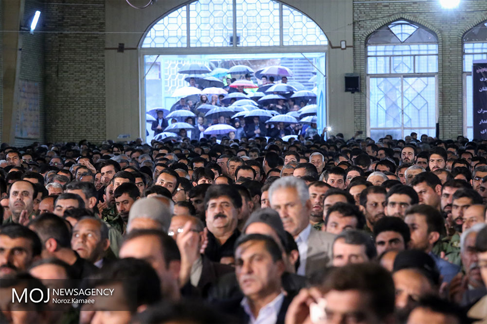 مراسم گرامیداشت جانباختگان سانحه هواپیمای تهران - یاسوج