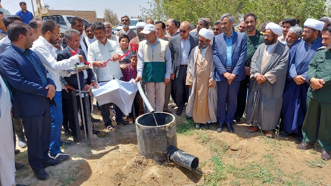 بهره برداری از ۳۰۰ حلقه چاهک آب کشاورزی در منطقه سیستان 