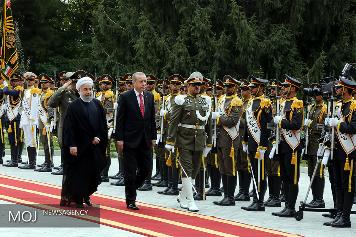 استقبال روحانی از رجب طیب اردوغان