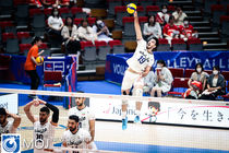 نوار ادامه دار شکست والیبال ایران با شکست مقابل فرانسه