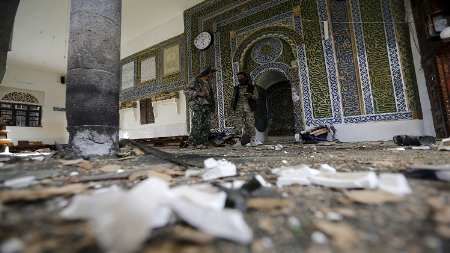 انفجار تروریستی مرگبار در مسجد صنعا