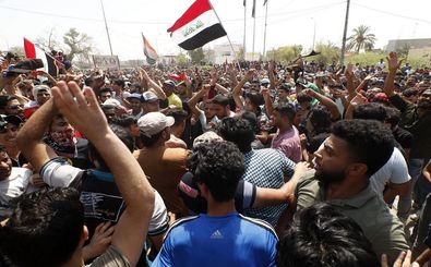 معترضان عراقی بار دیگر به خیابان ها ریختند