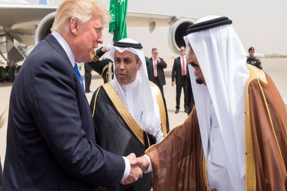 تحقیر پادشاه عربستان از سوی ترامپ