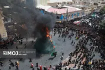 خیمه سوزان ظهر عاشورا - چهارراه گلوبندک