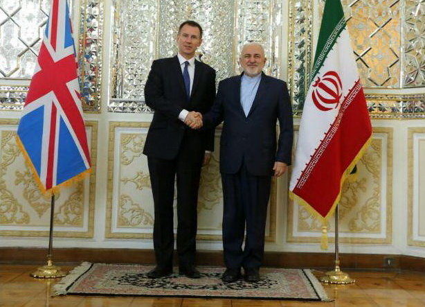 وزیر امور خارجه انگلیس با ظریف دیدار کرد