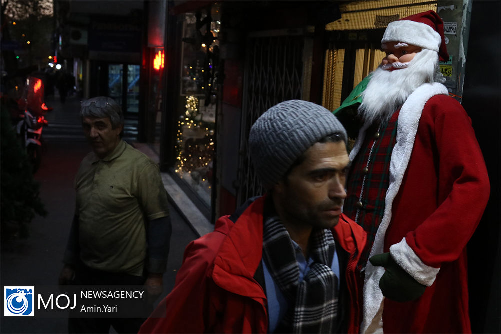 حال و هوای محله‌های مسیحی نشین تهران در شب کریسمس