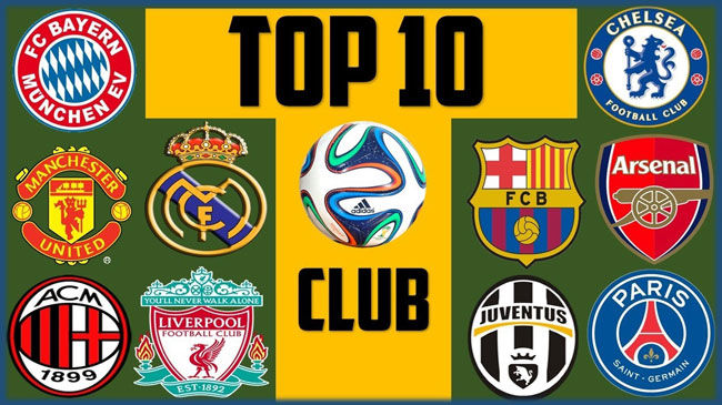 10 باشگاه گران قیمت فوتبال جهان اعلام شدند/ منچستریونایتد در صدر فهرست