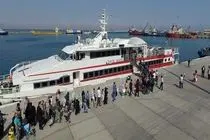 تردد دریایی زائران اربعین از بندر خرمشهر به بصره از ۱۰ مرداد آغاز می‌شود