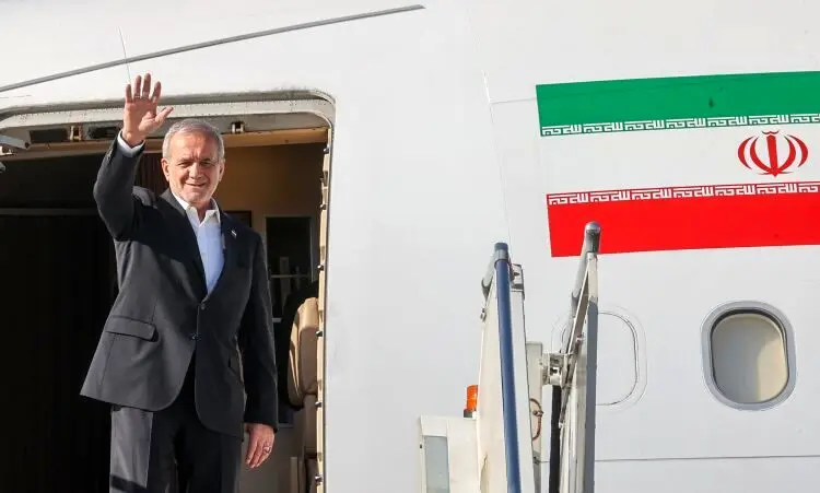 رئیس جمهور، قزاقستان را به مقصد ترکمنستان ترک کرد