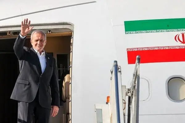 رئیس جمهور، قزاقستان را به مقصد ترکمنستان ترک کرد