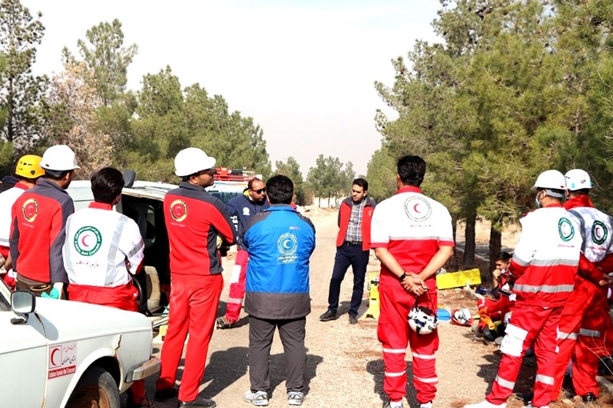 آغاز دوره تربیت مربی جست و جو و نجات در حوادث حمل و نقل(جاده ای) در اصفهان