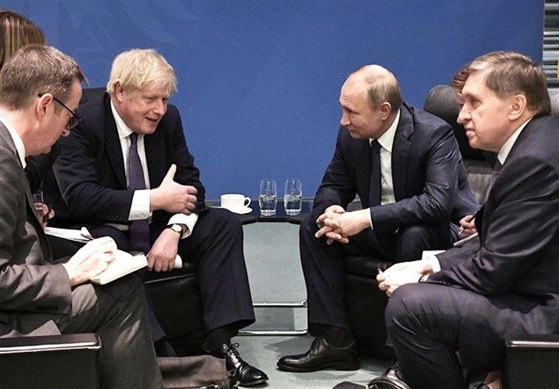 روسیه بیانیه لندن درباره دیدار اخیر پوتین و بوریس جانسون را رد کرد