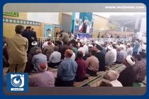 جمع کردن نرده‌ها در نماز جمعه رفسنجان با دستور رئیس‌جمهور + فیلم