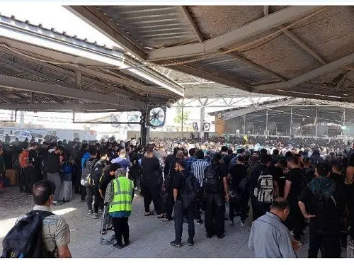 تردد بیش از ۱۸۶ هزار زائر از مرز شهید سلیمانی (مهران) از ابتدای ماه محرم تاکنون