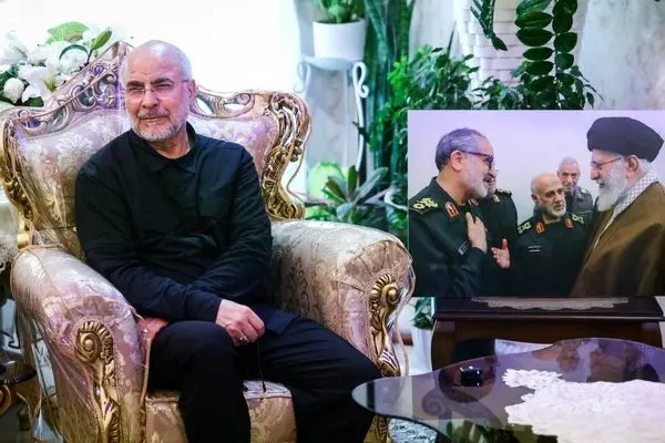 قالیباف در منزل سپهبد شهید علی شادمانی حضور یافت