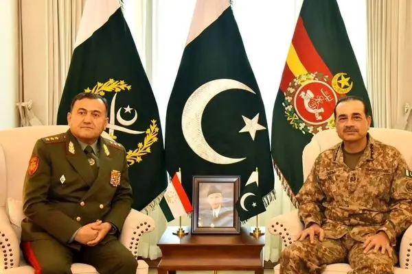 تعاملات دفاعی و ضد تروریسم پاکستان و تاجیکستان تقویت می‌شود
